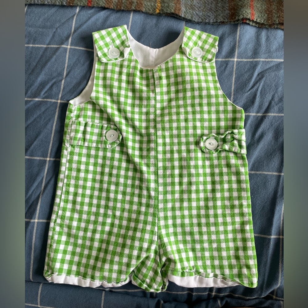 Green and White Checkered Jon Jon